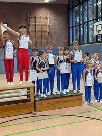 die Gewinner der Bronzemedaille im Wettkampf 1 (Jg. 2012 - 2016)